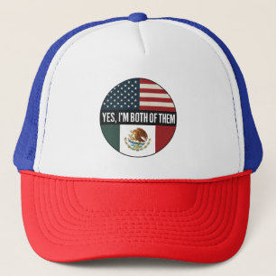 Yes, I’m Both of Them– Proud Dual Identity Citizen Trucker Hat