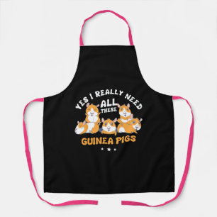 Yes I need all these Guinea Pig Cavy Roddent Apron