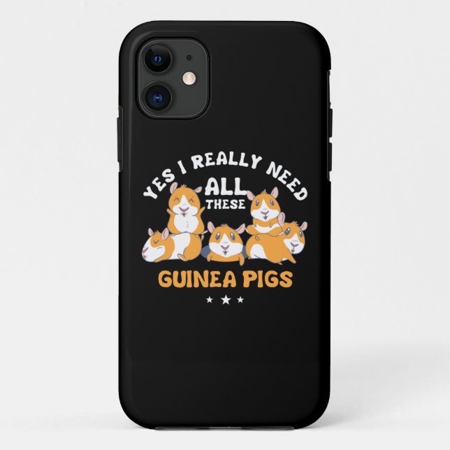 Yes I need all these Guinea Pig Cavy Roddent Case-Mate iPhone Case (Back)
