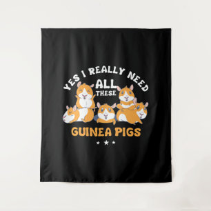 Yes I need all these Guinea Pig Cavy Roddent Tapestry