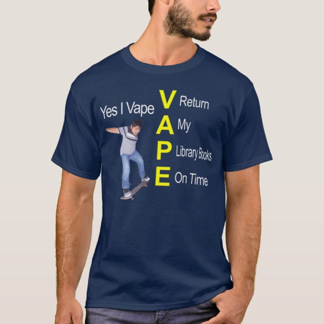 Yes I Vape Dank T-Shirt (Front)