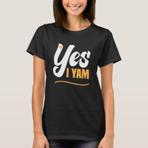 Yes I Yam Thanksgiving Matching Couple She's My Sw T-Shirt