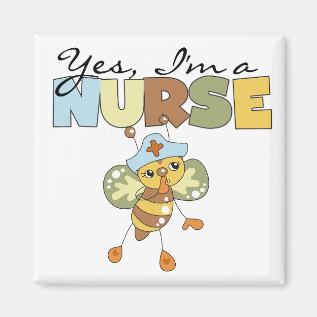 YES I'm a Nurse T-shirts and Gifts Magnet (Front)