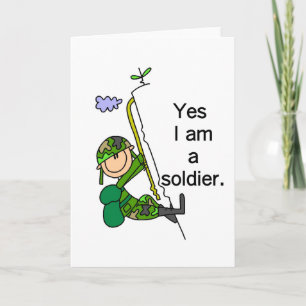 Yes I'm a Soldier Card