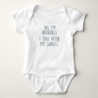 Yes, I'm Adorable. I Take After My Guncle.