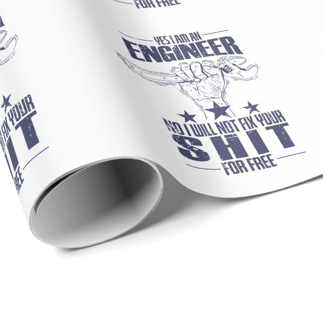Yes, I'm an engineer with tools Wrapping Paper (Roll Corner)