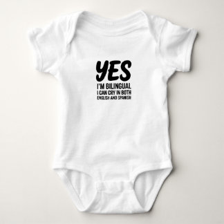 YES I'M BILINGUAL Infant Bodysuit Spanish/English