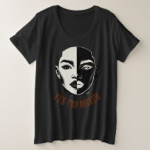 YES, I'M MIXED – Plus Size Identity T-Shirt