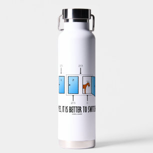 Yes, It Is Better To Switch Three Doors One Goat Water Bottle
