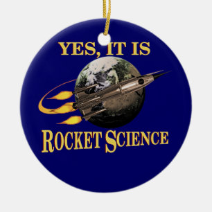 Yes, It Is Rocket Science Ceramic Tree Decoration