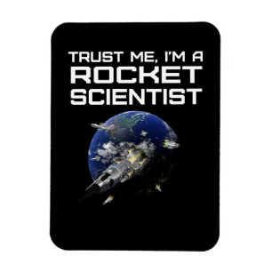 Yes It is Rocket Science Funny Aerospace Magnet