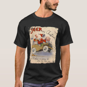 Yes it will be a Willys Christmas WW2 Retro Poster T-Shirt