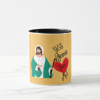 "Yes, Jesus Loves Me" Yellow  Mug