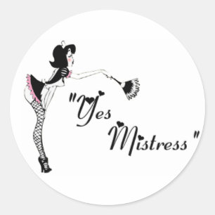 Yes Mistress ~ Maid Series Sticker