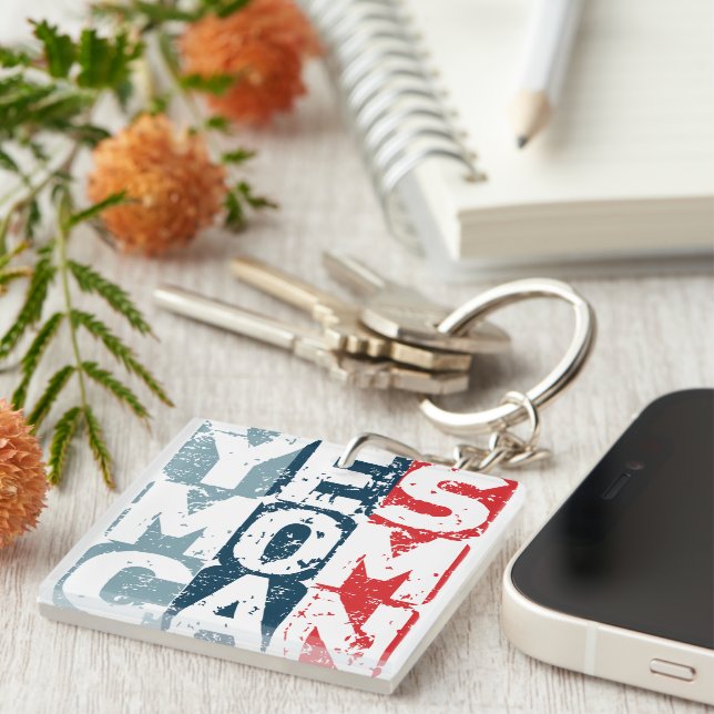 Yes Mom Can Key Ring (Front Right)