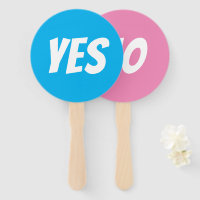 Yes / No gender reveal boy quiz game signboards