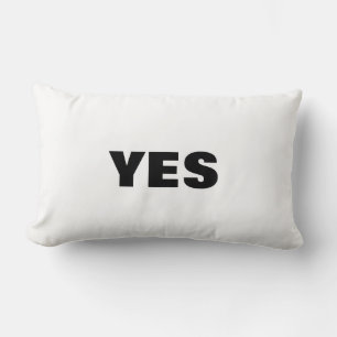 ~Yes/No~ THROW PILLOW, MAKE A GAME OF IT! Lumbar Cushion