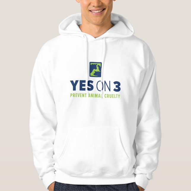 Yes on 3! Hooded Sweatshirt (Front)
