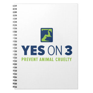 Yes on 3! Spiral Notebook
