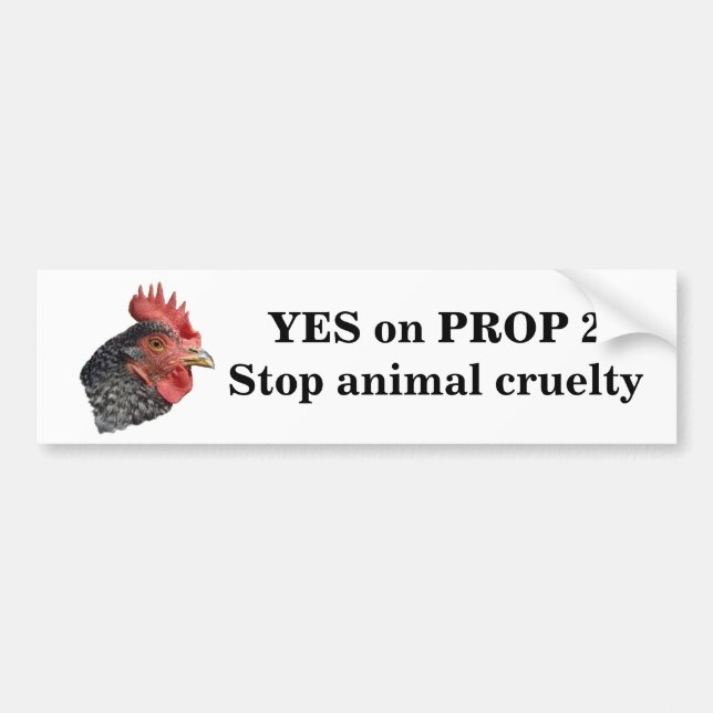 Yes on Proposition 2 - Bumper Sticker (Front)
