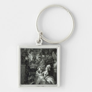 Yes or No? 1781, engraved by N. Thomas Key Ring