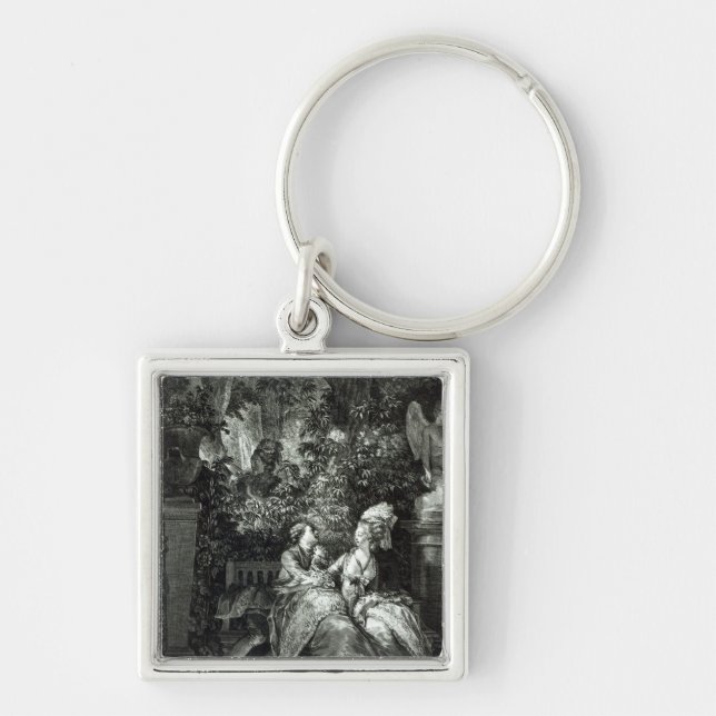 Yes or No? 1781, engraved by N. Thomas Key Ring (Front)