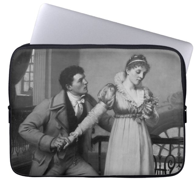 Yes or No Laptop Sleeve (Front)