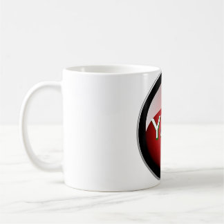 YES! Power Button – Red Gloss Edition Coffee Mug