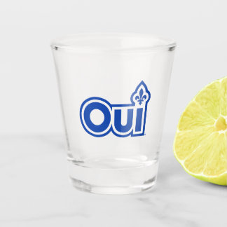 YES Quebec Referendum Shot Glass