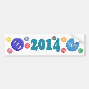 Yes Scotland Badges Bumper Sticker