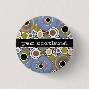 Yes Scotland Scottish Independence Button Badge