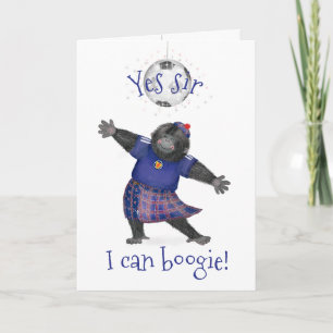 Yes sir, I can boogie gorilla football card