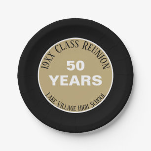YES! Special 50th class reunion party plate