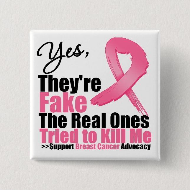 YES They're fake....My real ones tried to kill me 15 Cm Square Badge (Front)