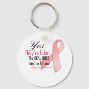 YES they're fake the real ones tried to kill me Key Ring