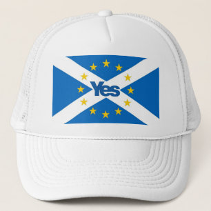 Yes to Independant European Scotland Trucker Hat