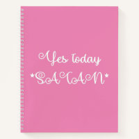 Yes Today Satan Funny Pink