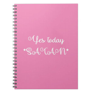 Yes Today Satan Notebook