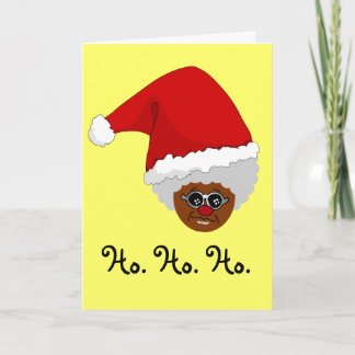 Yes, Virginia, There is a Black Santa Claus Holiday Card