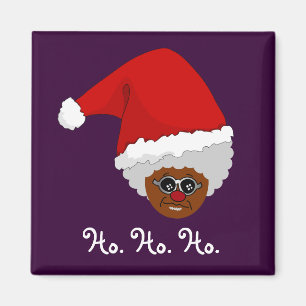 Yes, Virginia, There is a Black Santa Claus Magnet