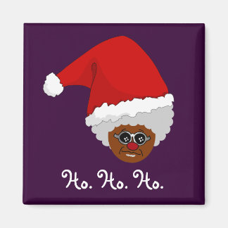 Yes, Virginia, There is a Black Santa Claus Magnet