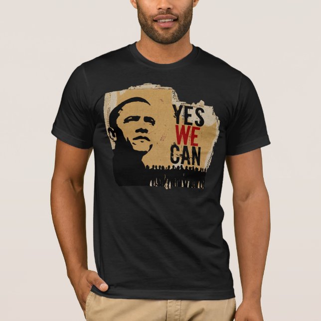 YES WE CAN BO-C-CR T-Shirt (Front)