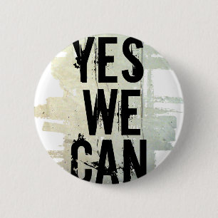 YES WE CAN concrt bckgrnd button
