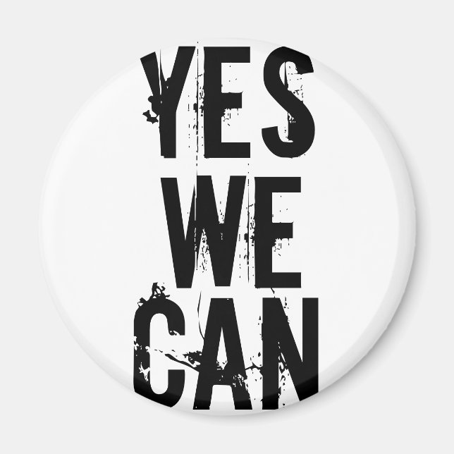 YES WE CAN magnet (Front)