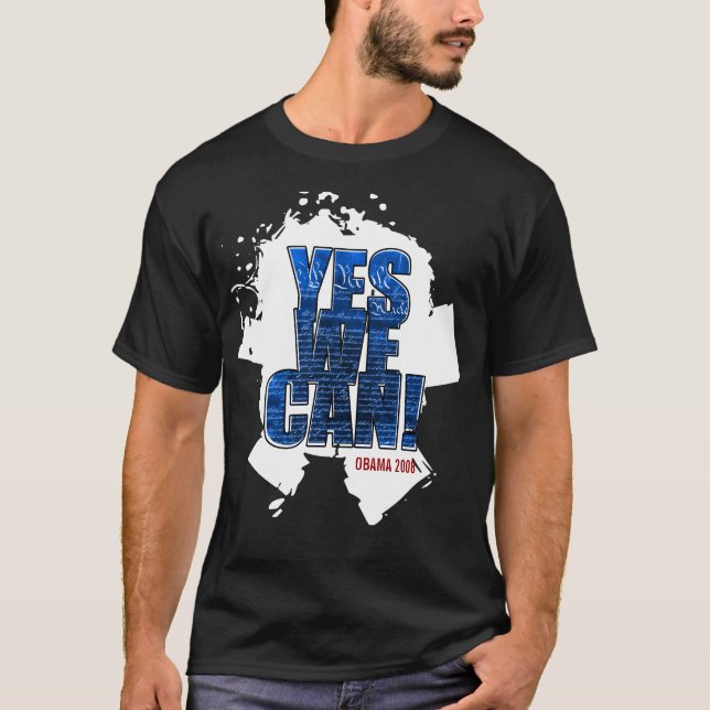 'Yes We Can!' OBAMA 2008 T-SHIRT (Front)
