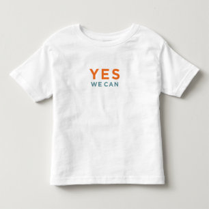 Yes We Can + Obama portrait (2-sided) Toddler T-Shirt