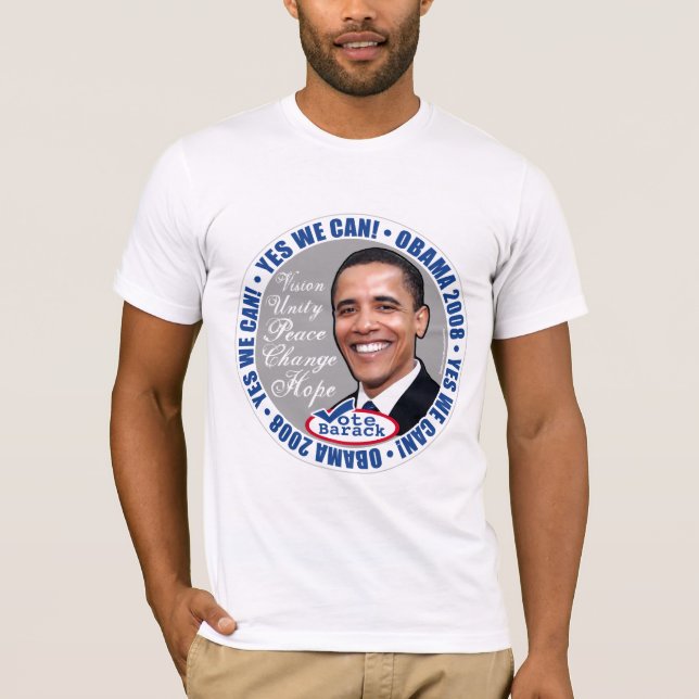 Yes We Can! Obama Shirt  (Front)