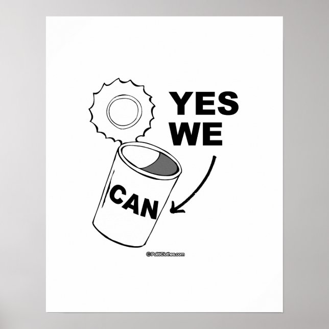 YES WE CAN OF SOUP POSTER (Front)