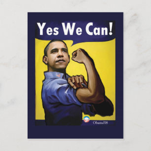 Yes We Can! Postcard