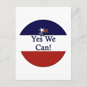 Yes We Can Postcard